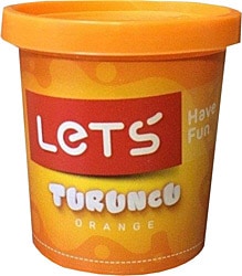 Lets Tek Renk Turuncu 150 gr Oyun Hamuru