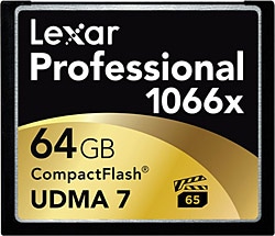 Lexar Compact Flash UDMA 7 1066X 64 GB Hafıza Kartı