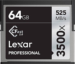 Lexar Professional 3500x CFast 2.0 64 GB Compact Flash Hafıza Kartı
