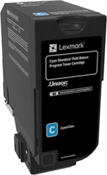 Lexmark 74C5SC0 Mavi Toner
