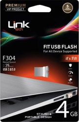 LinkTech Fit Premium Metal F304 4 GB Flash Bellek