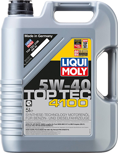 Liqui Moly Top Tec 4100 5W-40 5 lt Motor Yağı