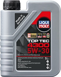 Liqui Moly Top Tec 4300 5W-30 1 lt Motor Yağı
