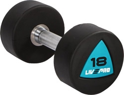 Livepro LP8002 18 kg Poliüretan Dambıl
