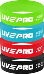 Livepro LP8412 4'lü Egzersiz Bant Seti