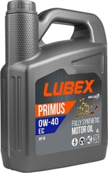 Lubex Primus EC 0W/40 2'li 4 lt Motor Yağı