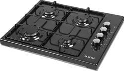 Luxell LX-420 F Siyah LPG'li Set Üstü Ocak