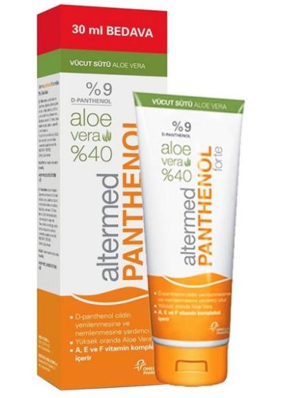 Altermed Panthenol Forte %9 Aloe Vera %40 Vücut Sütü 230 ml