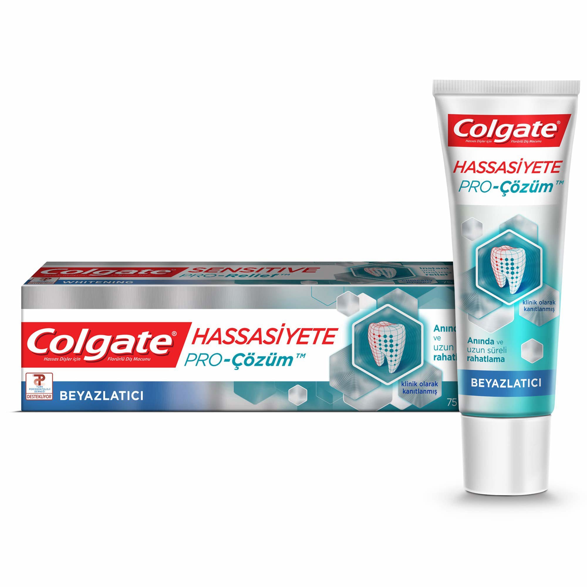 Colgate Hassasiyete Pro-Çözüm Beyazlatıcı 75 ml Florürlü Diş Macunu