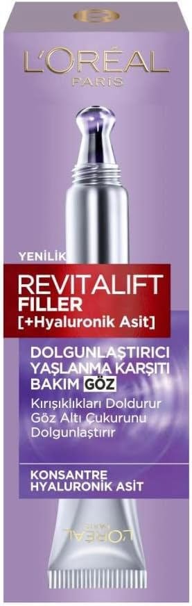 L'Oreal Paris Revitalift Filler Dolgunlaştırıcı Yaşlanma Karşıtı Göz Bakım Kremi 15 ml