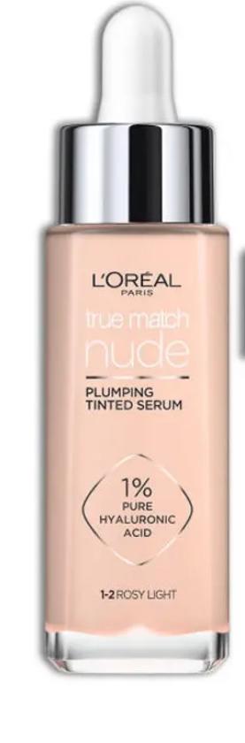 L'Oreal Paris True Match Nude 1-2 Rosy Light 30 ml Serum Fondöten