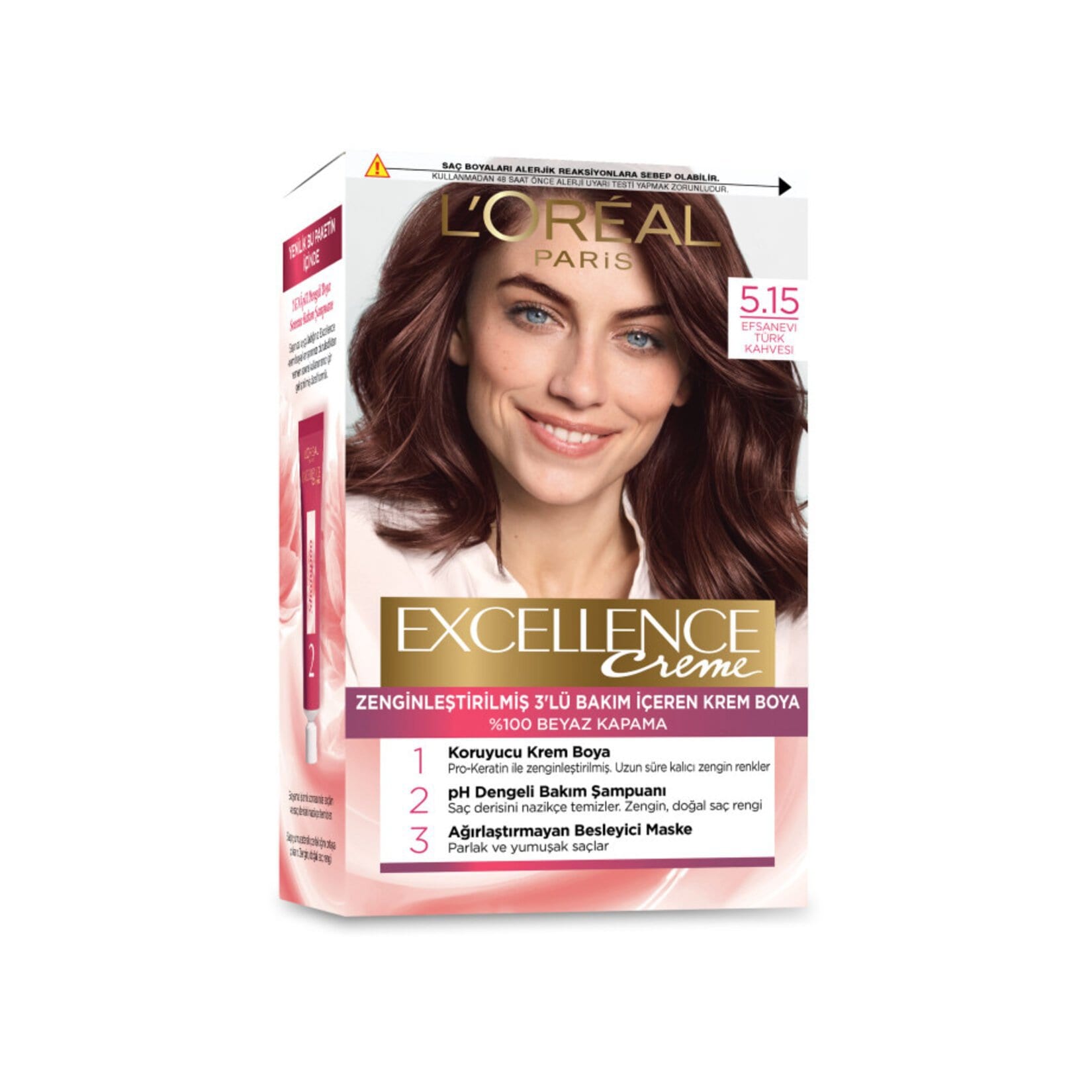L'Oreal Paris Excellence Creme 5.15 Efsanevi Türk Kahvesi Saç Boyası