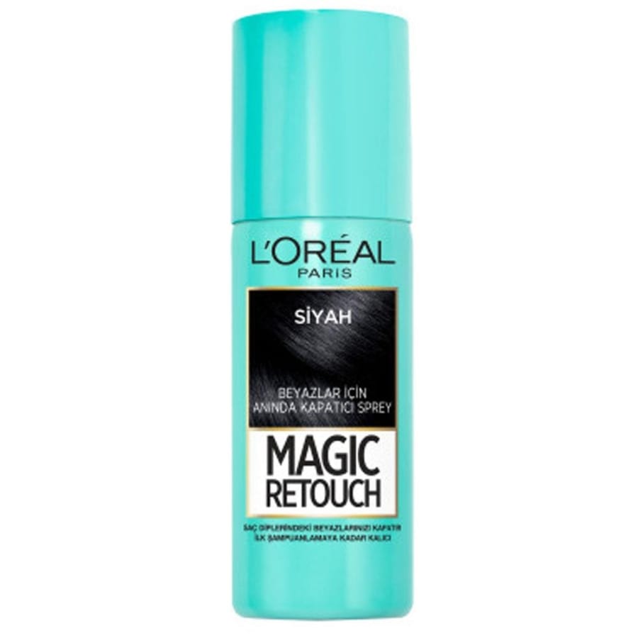 L'Oreal Paris Magic Retouch Siyah 75 ml Sprey Saç Boyası