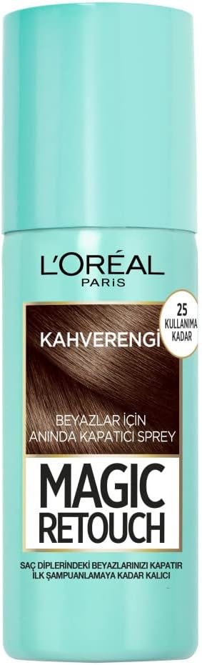 L'Oreal Paris Magic Retouch Kahverengi 75 ml Sprey Saç Boyası
