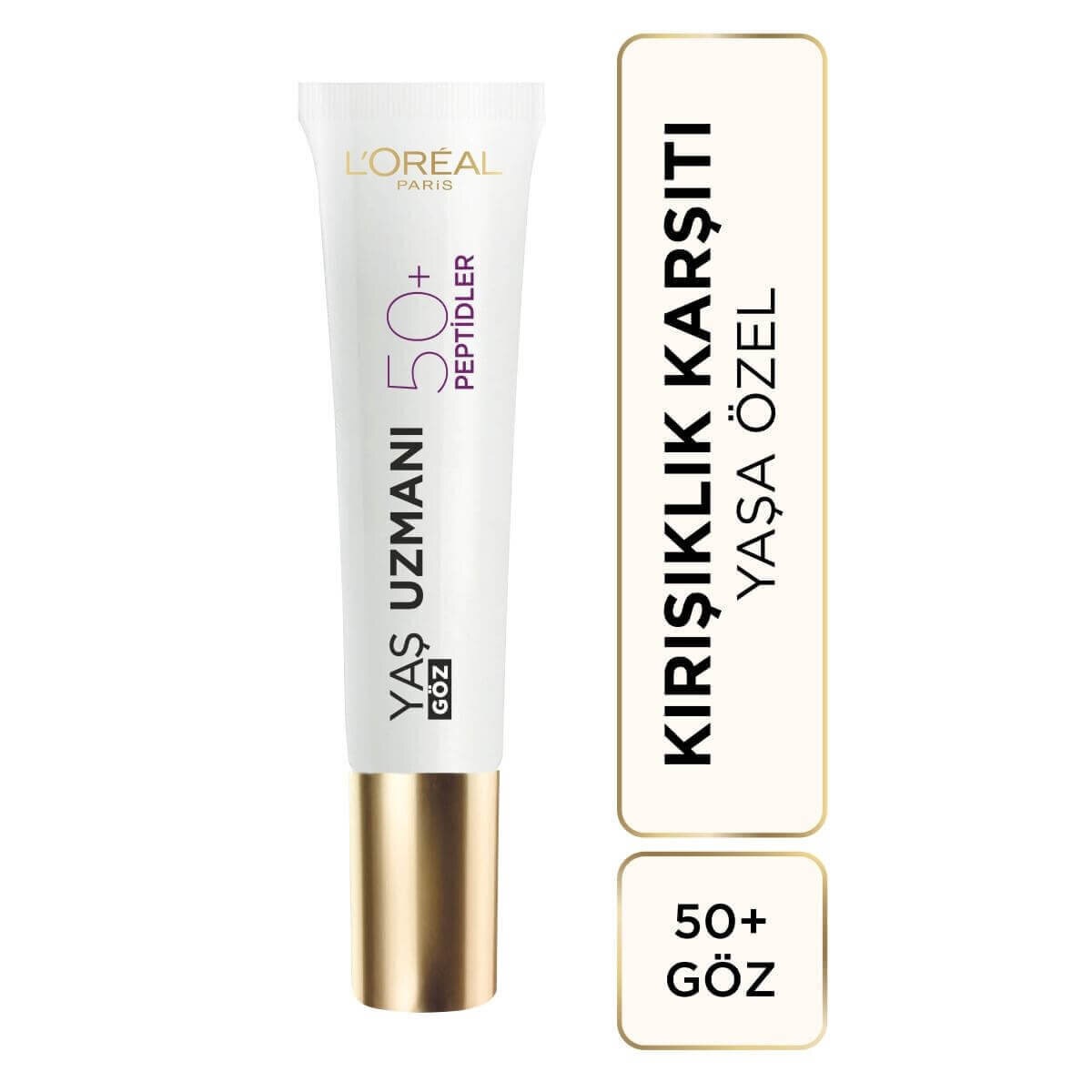 L'Oreal Paris Yaş Uzmanı 50+ Kırışıklık Karşıtı Yenileyici Göz Kremi 15 ml