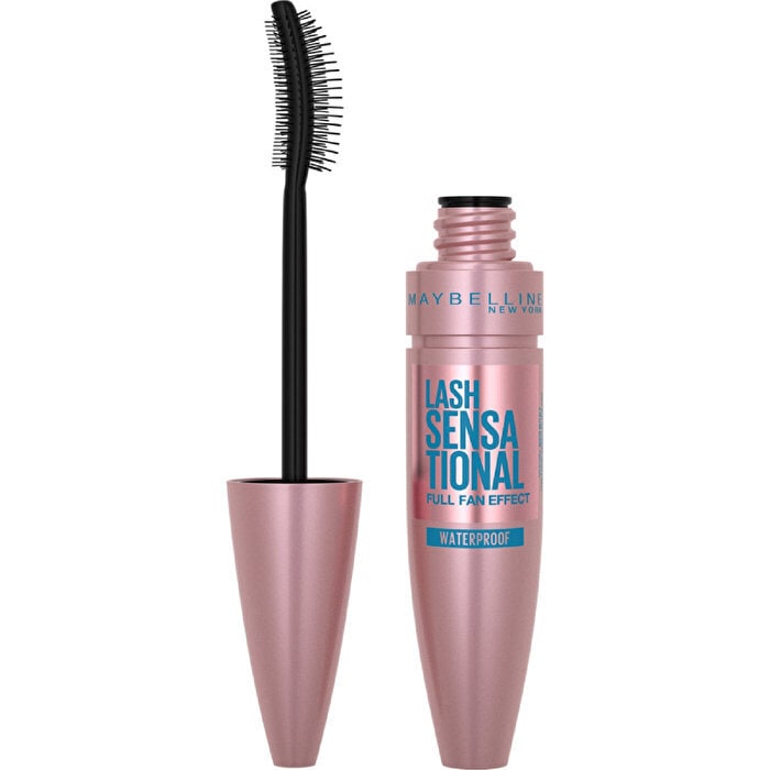 Maybelline New York Lash Sensational Yelpaze Etkili Waterproof Siyah Maskara
