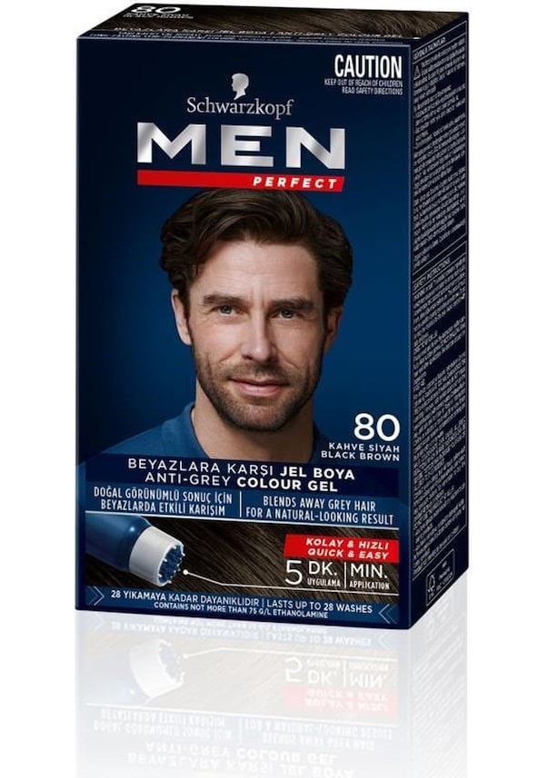 Men Perfect 80 Kahve Siyah Erkek Saç Boyası