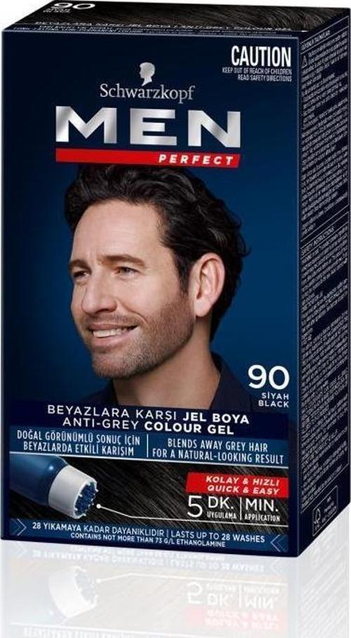 Men Perfect 90 Siyah Erkek Saç Boyası