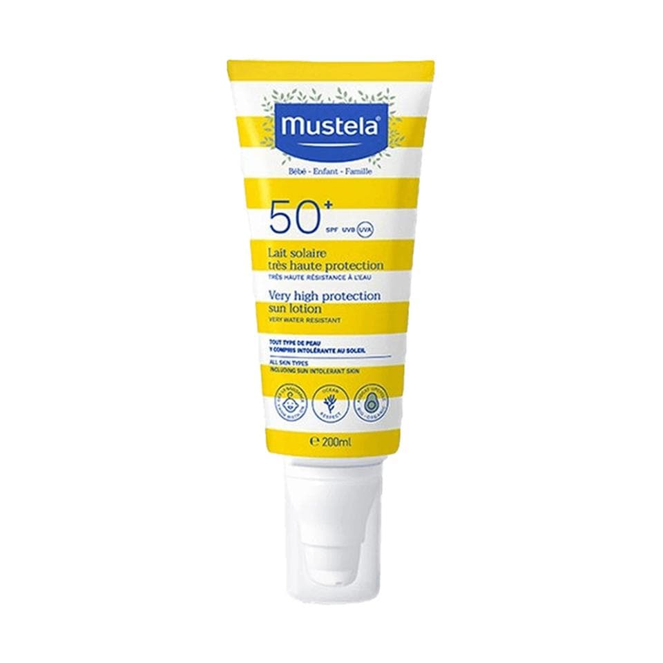 Mustela Çok Yüksek Koruma 200 ml 50 Faktör Güneş Losyonu