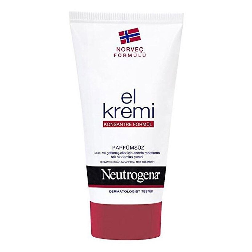 Neutrogena Konsantre Formüllü Parfümsüz El Kremi 75 ml