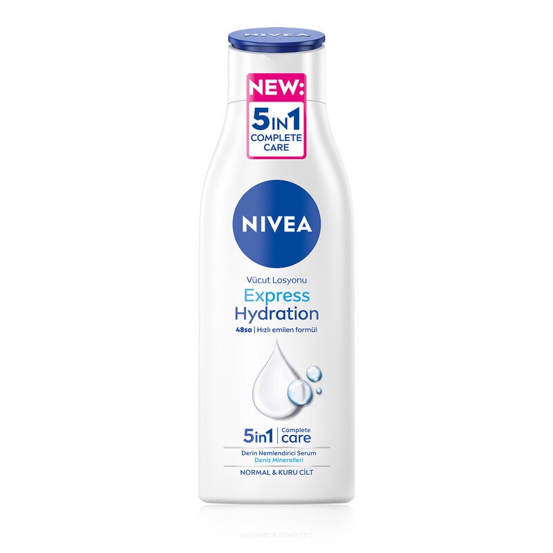 Nivea Express Hydration Deniz Mineralleri Vücut Losyonu 250 ml