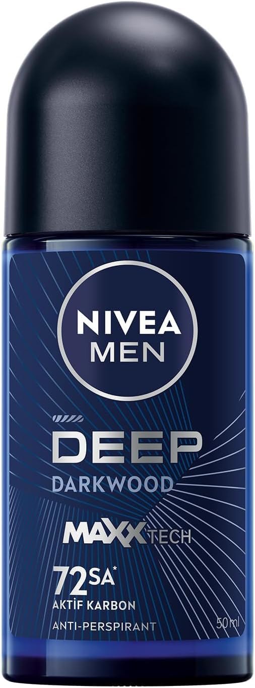 Nivea Men Deep Dimension Aktif Karbon 50 ml Erkek Roll-On Deodorant