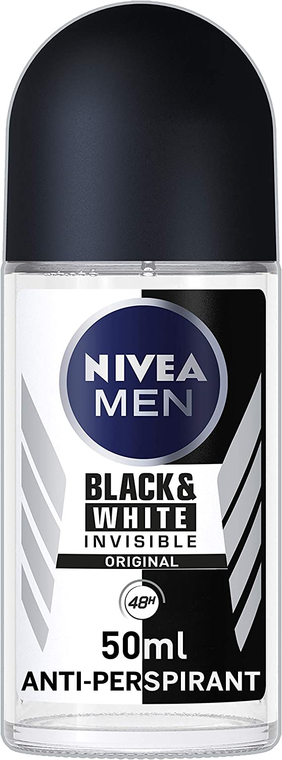 Nivea Men Invisible Black & White Original 50 ml Erkek Roll-On Deodorant
