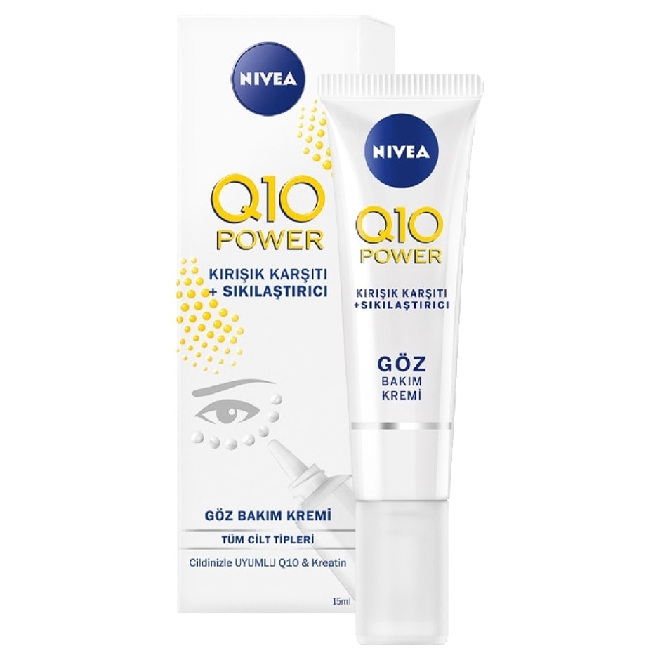 Nivea Q10 Power Plus Kırışık Karşıtı Göz Çevresi Kremi 15 ml
