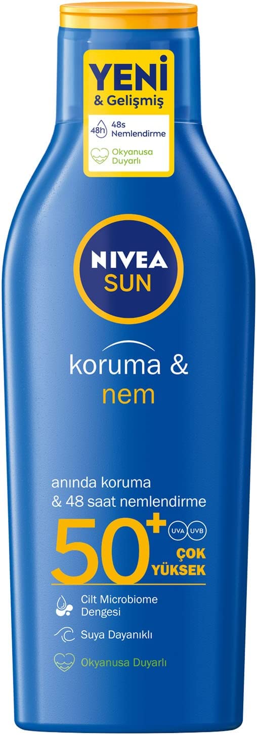 Nivea Sun Koruma & Nem 200 ml 50 Faktör Güneş Losyonu