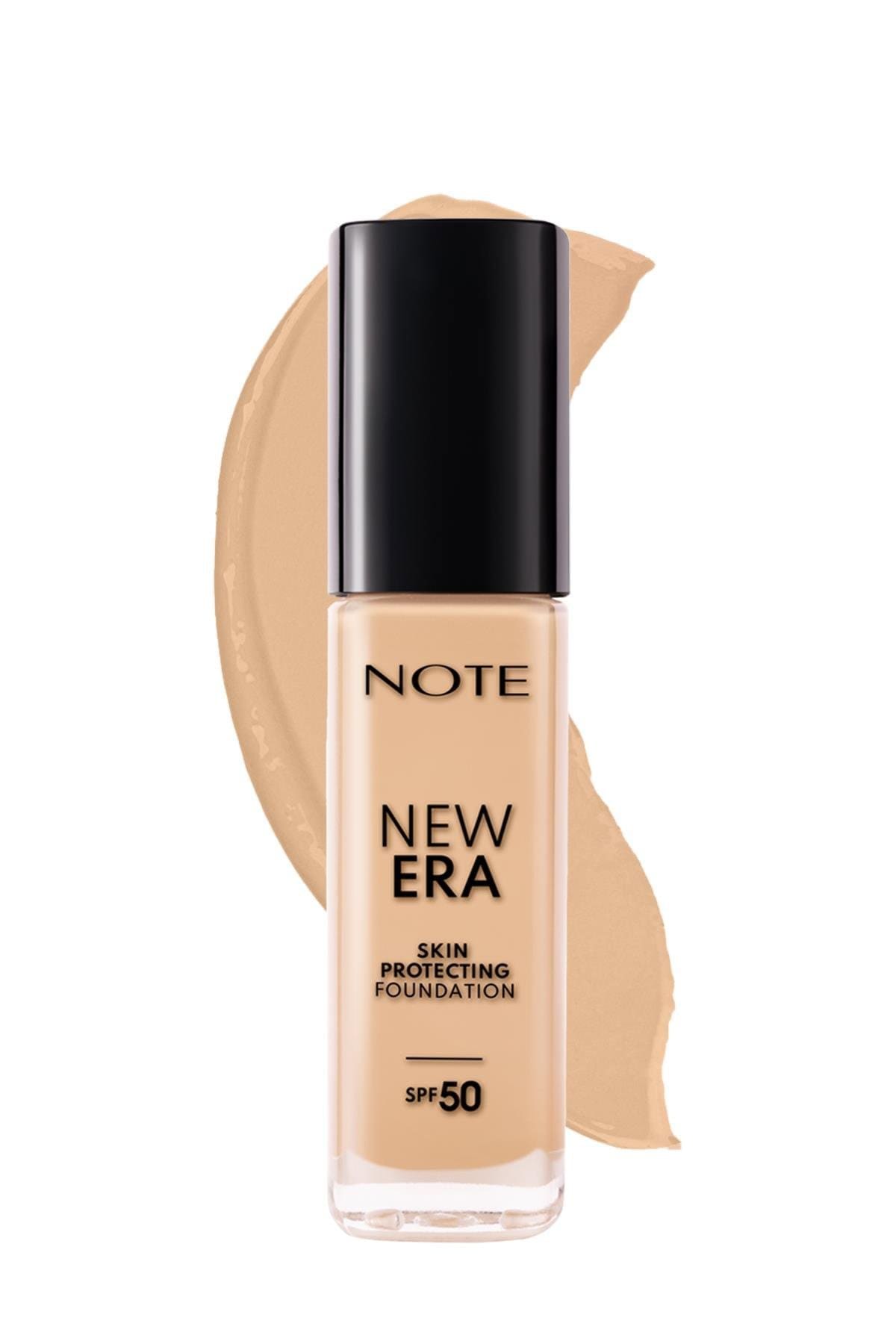 Note New Era Skin Protecting Hyaluronik Asitli SPF 50 120 Natural Beige 30 ml Likit Fondöten
