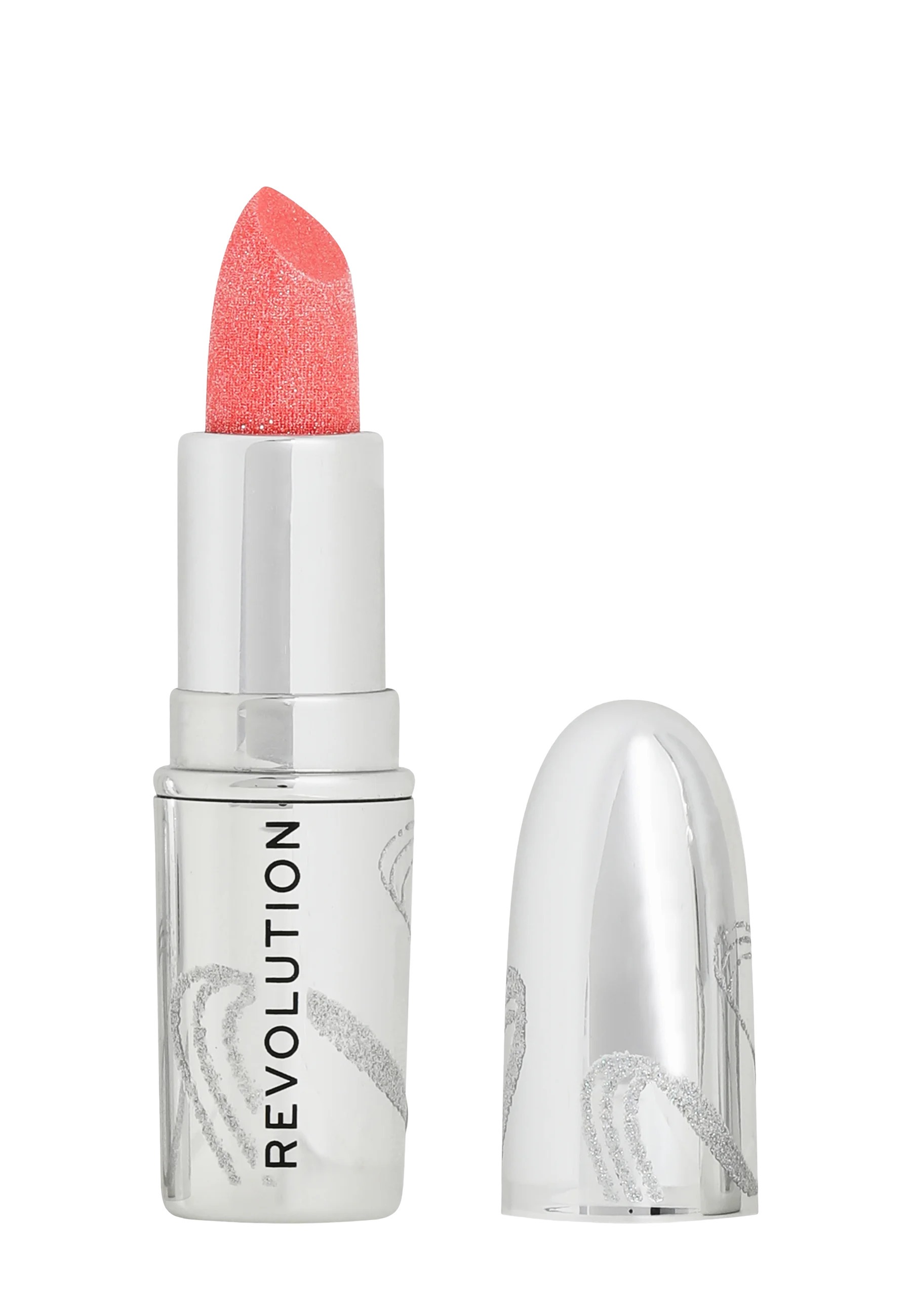 Revolution Metallic Muse Glitter Baby Pink Ruj