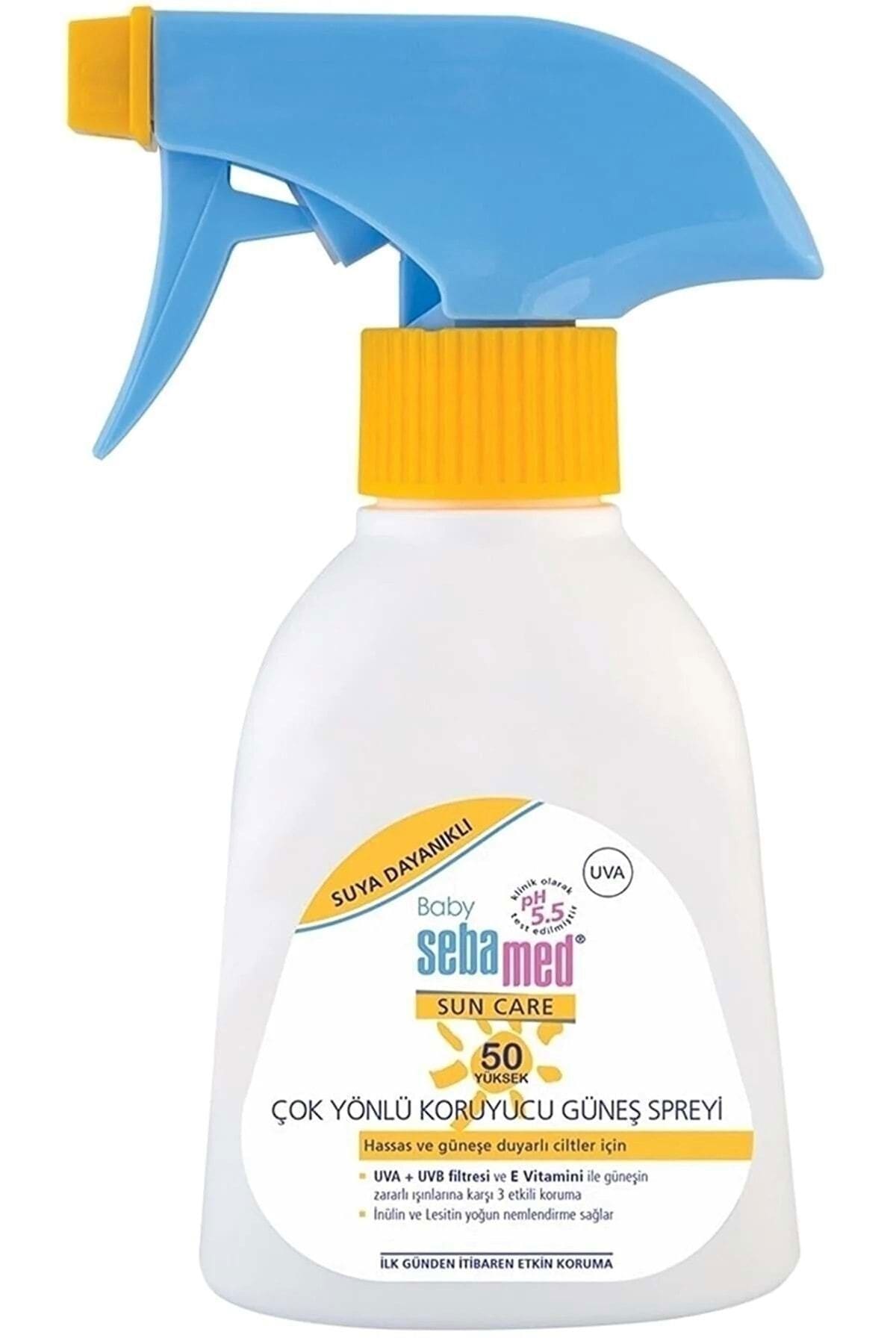 Sebamed Sun Care Çok Yönlü Koruyucu 200 ml 50 Faktör Sprey Bebek Güneş Kremi