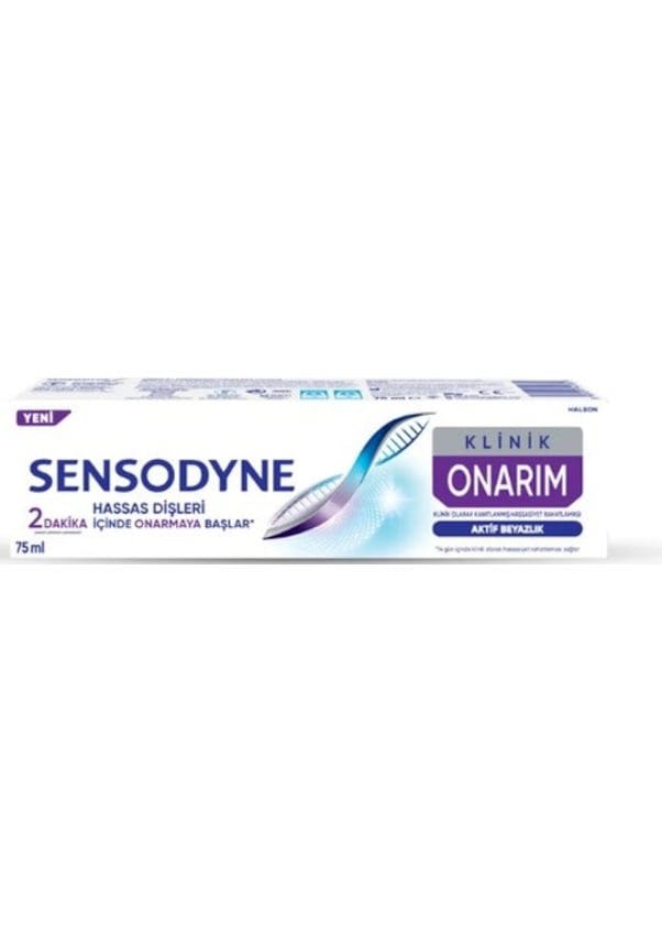 Sensodyne Klinik Onarım Aktif Beyazlık 75 ml Diş Macunu