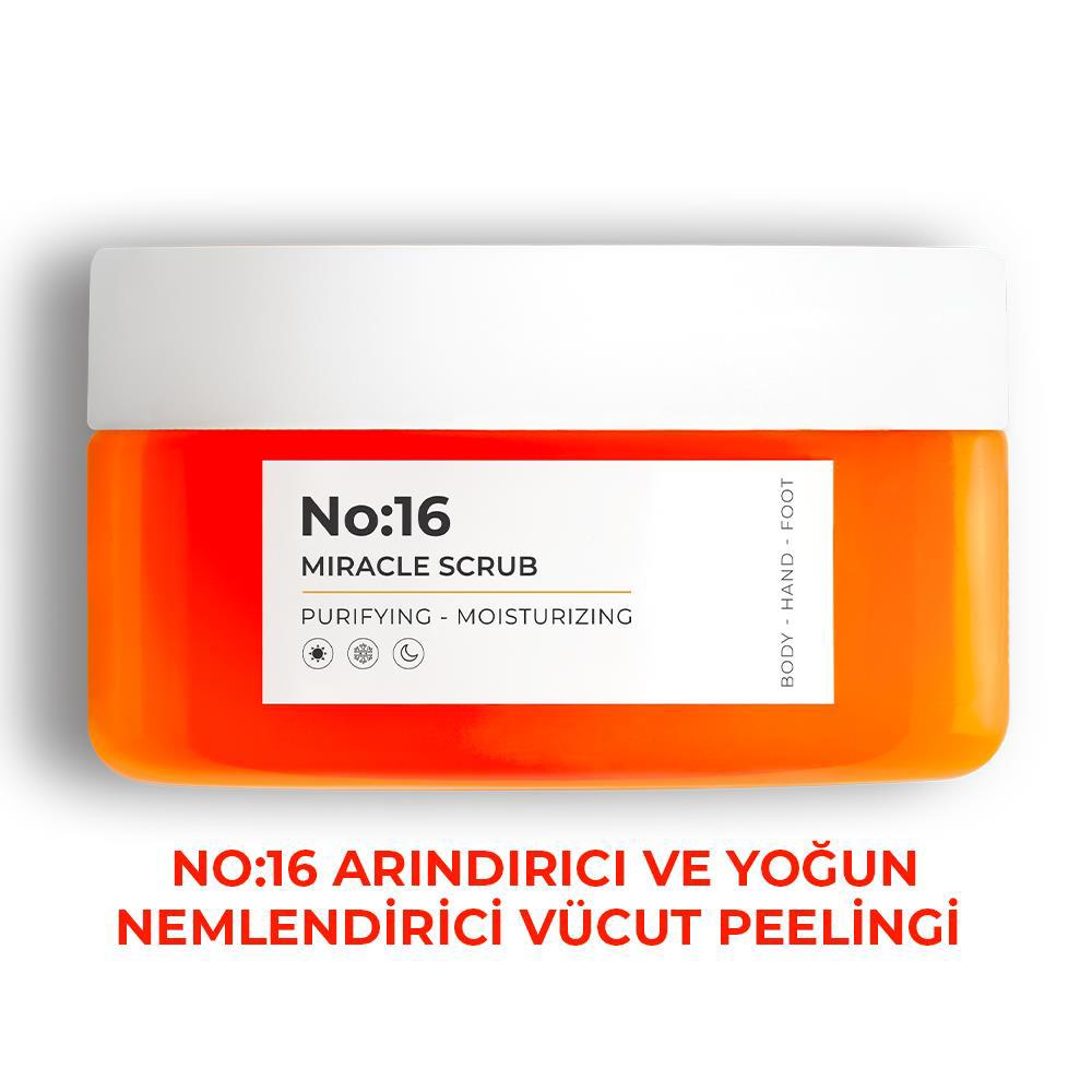 Sinoz No:16 Yoğun Nemlendirici Besleyici ve Arındırıcı Vücut Peelingi 300 gr