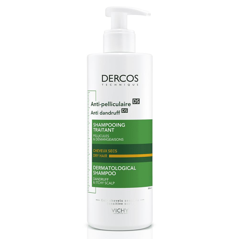 Vichy Dercos Anti-Dandruff Kuru Saçlar için 390 ml Kepek Şampuanı