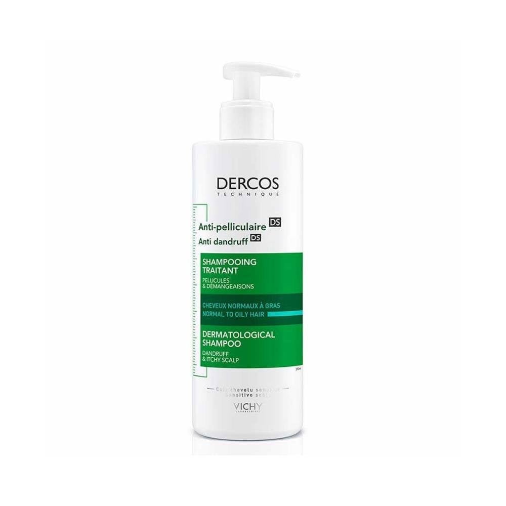 Vichy Dercos Anti-Dandruff Normal ve Yağlı Saçlar için 390 ml Kepek Şampuanı