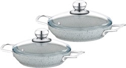 Madame Coco Pro Granite Look 4 Parça Kapaklı Sahan Seti