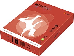 Maestro A4 80 gr 500 Yaprak Kırmızı Renkli Fotokopi Kağıdı