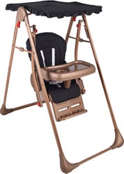 Mamma Flamingo Gold Siyah Bebek Salıncağı