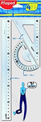 Maped 899218 Pergelli Maxi 30 cm Cetvel Seti