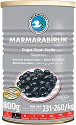 Marmarabirlik Hiper 800 gr L (231-260) Teneke Siyah Zeytin