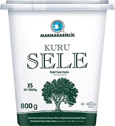Marmarabirlik Kuru Sele 800 gr XS (321-350) Siyah Zeytin