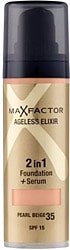 Max Factor Ageless Elixir 2 in 1 SPF 15 35 Pearl Beige 30 ml Serum Fondöten