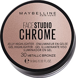 Maybelline New York Face Studio Chrome 30 Metallic Bronze Jel Highlighter