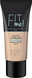 Maybelline Fit Me Matte + Poreless 120 Classic Ivory 30 ml Likit Fondöten
