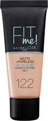 Maybelline Fit Me Matte + Poreless 122 Creamy Beige 30 ml Likit Fondöten