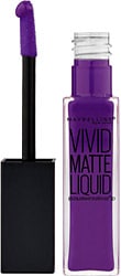 Maybelline New York Color Sensational Vivid Matte 45 Possessed Plum Likit Ruj