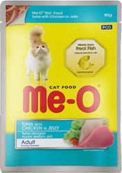 Me-O Ton Balığı ve Tavuklu Jöleli 80 gr Yaş Kedi Maması