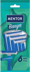 Mentor Banyo 6'lı Tıraş Bıçağı