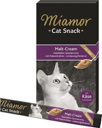 Miamor Cream Malt ve Peynirli 6x15 gr Sıvı Kedi Ödül Maması